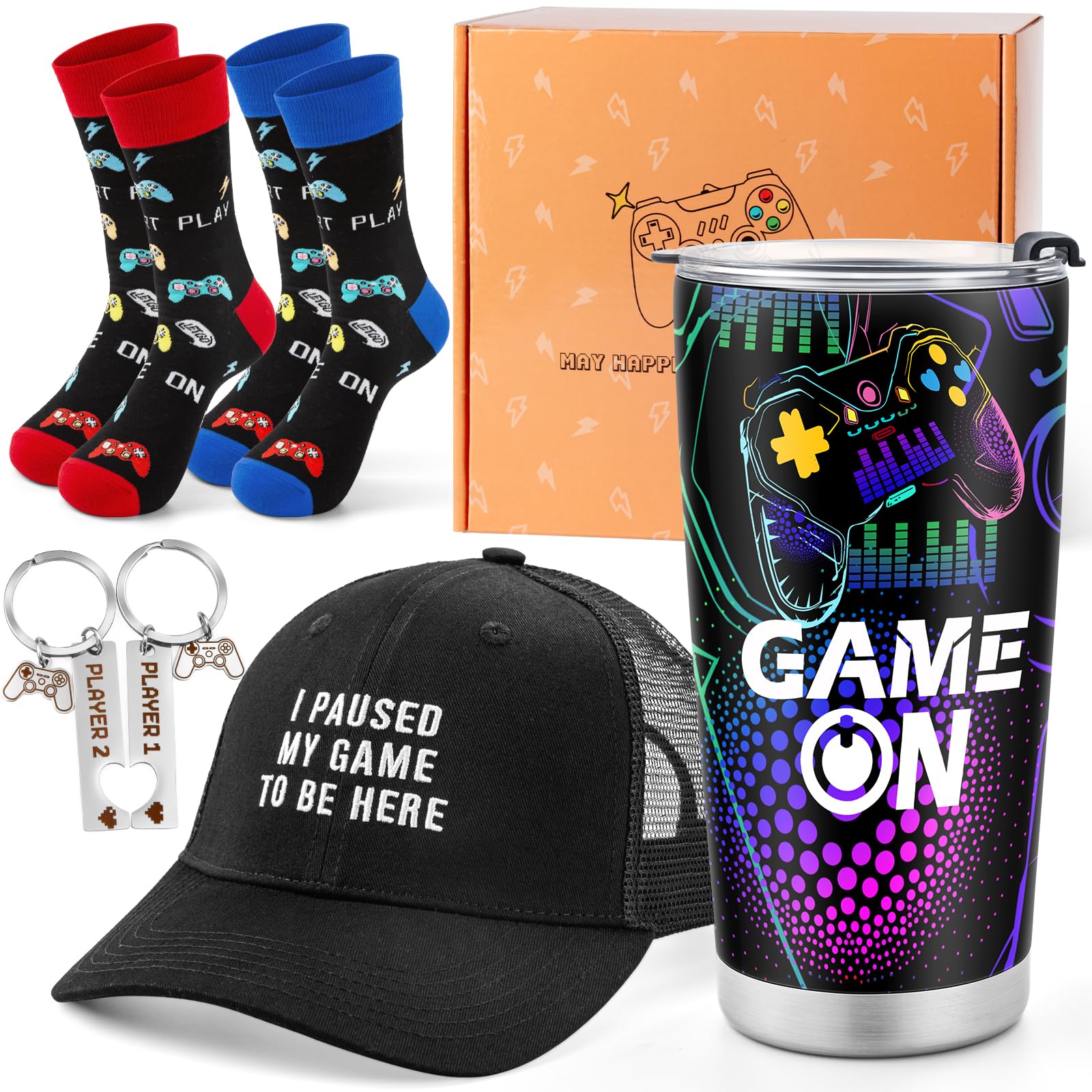 Vaso térmico de Jekeno para videojuegos, mantiene bebidas a temperatura ideal.
