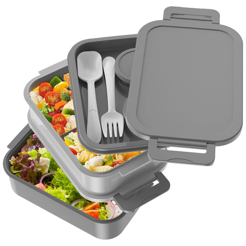 Jelife bento con gran capacidad de 72 oz para comidas completas.