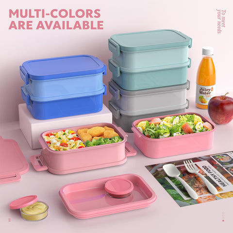 Jelife bento con cinco compartimentos para una comida equilibrada.