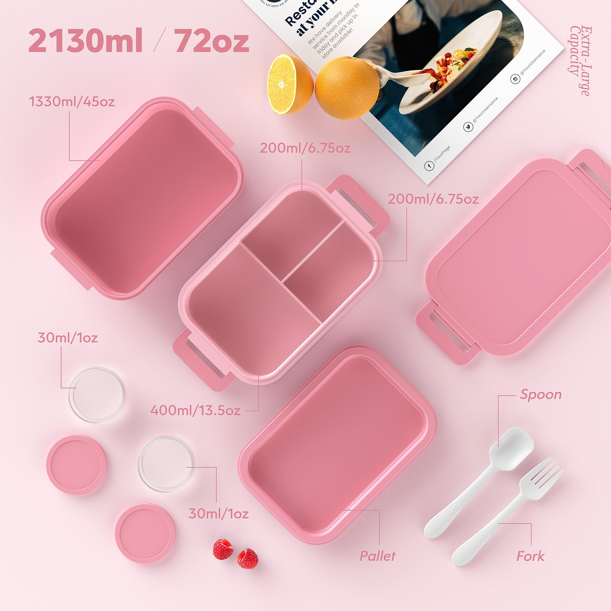 Jelife caja ideal para llevar al trabajo u oficina.