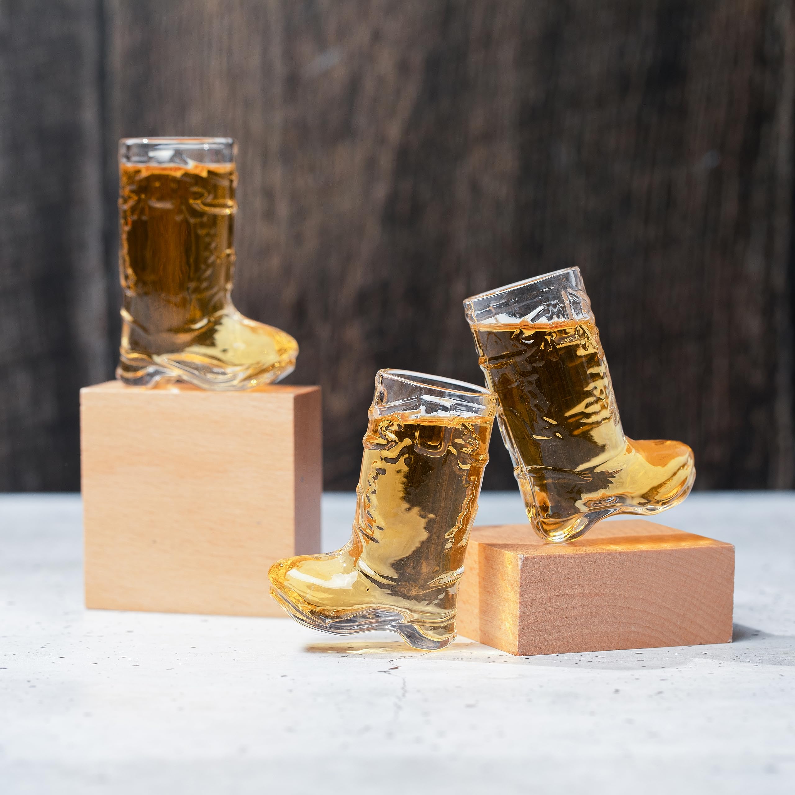 JEM GLASS: conjunto de vidrio, duraderos y reutilizables para eventos del Viejo Oeste.