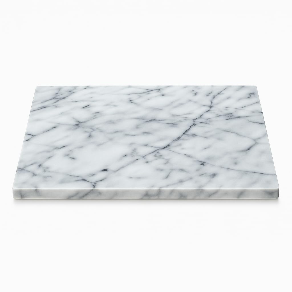 JEmarble tabla de repostería 16x20, superficie blanca para masa fresca.