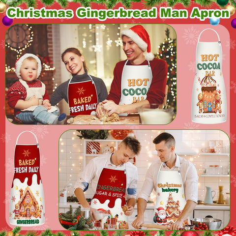 JenPen delantal con gnomo navideño, ideal para hornear