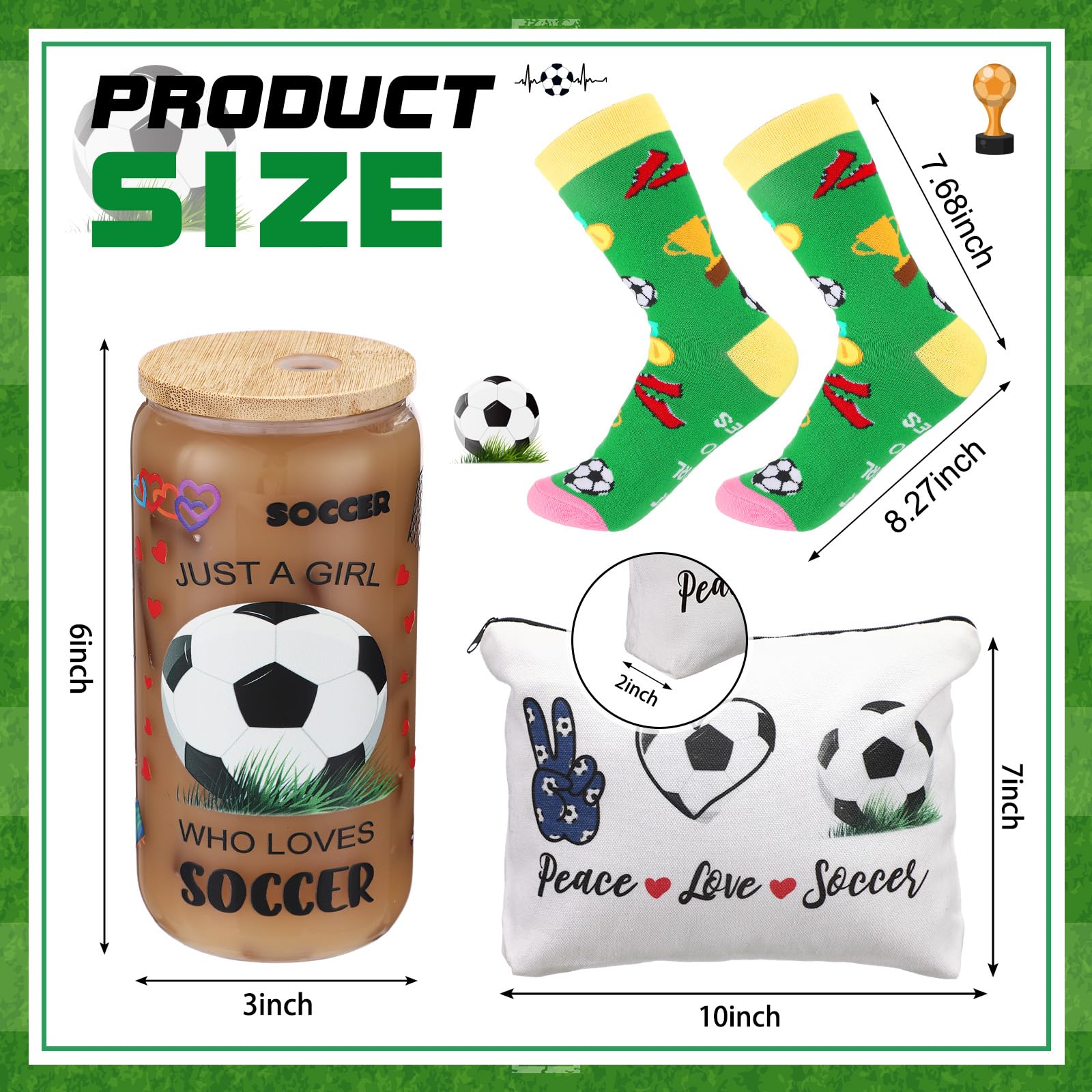 JenPen bolso maquillaje impermeable para fútbol, ideal para entrenamientos.