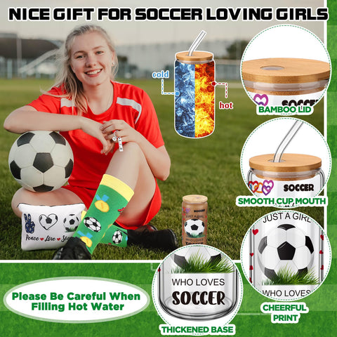 JenPen calcetines de fútbol para mujer, suaves y transpirables todo el día.