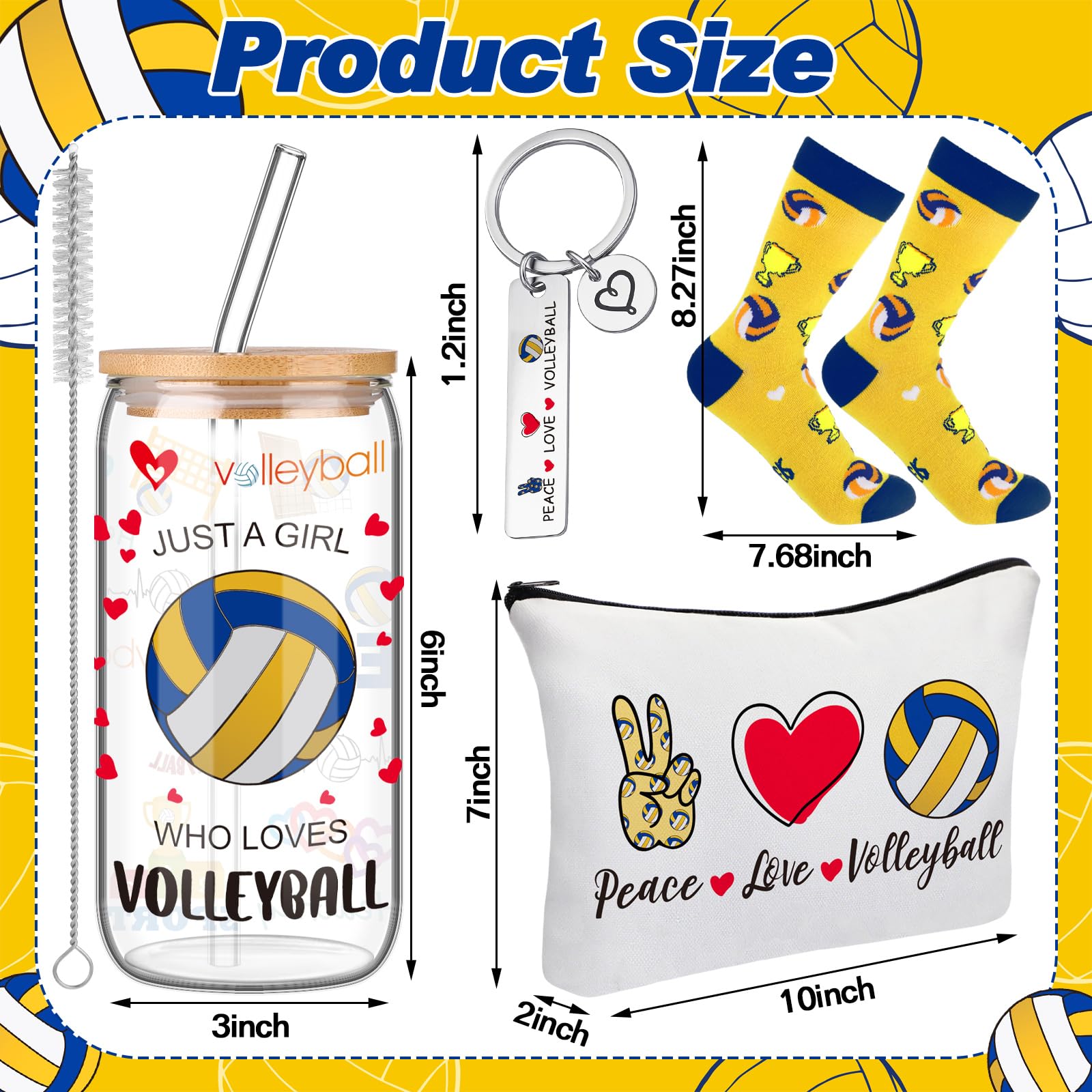 Medias de voleibol para niñas, talla 5-9, comodidad diaria