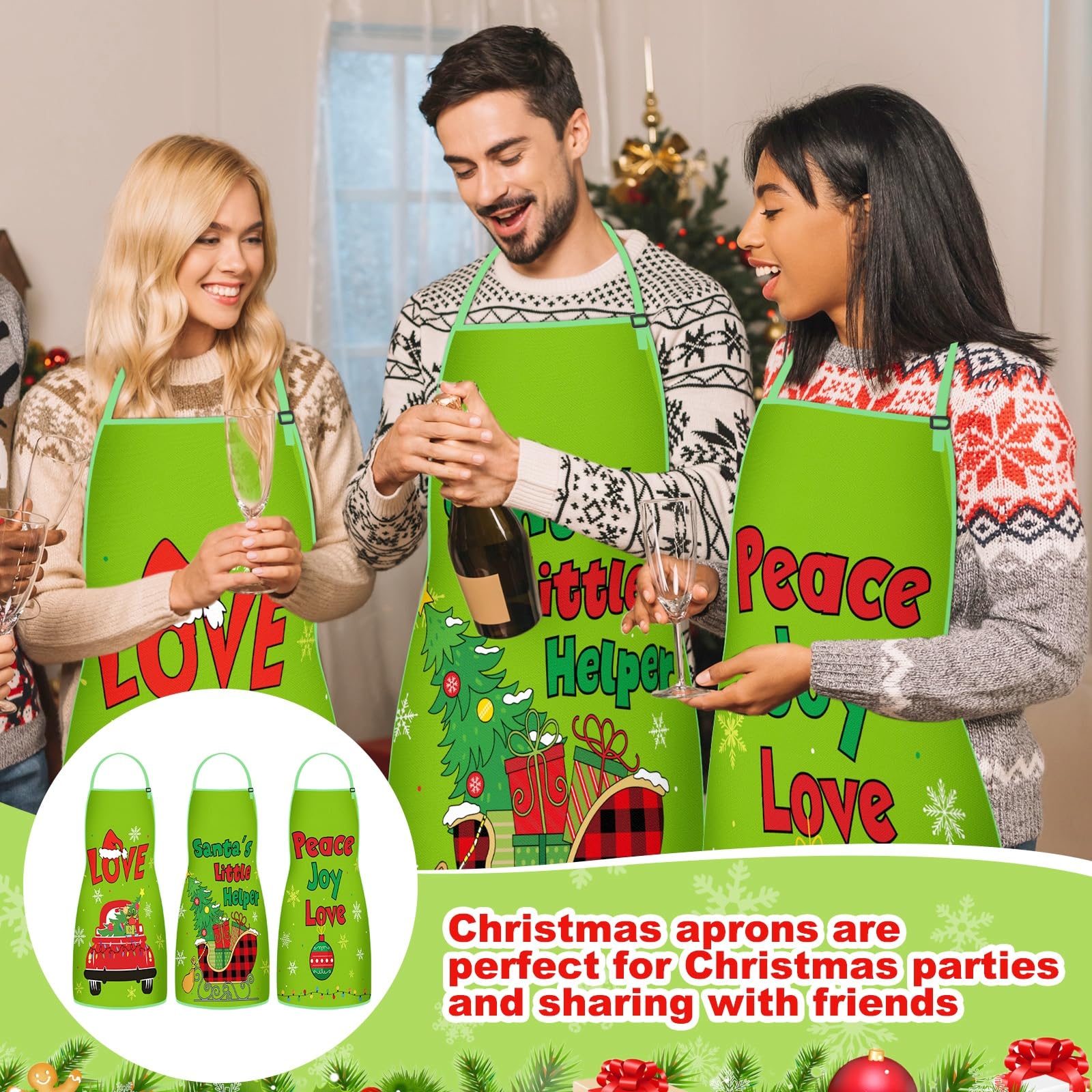 Regalo práctico de cocina para mujeres y hombres en Navidad.