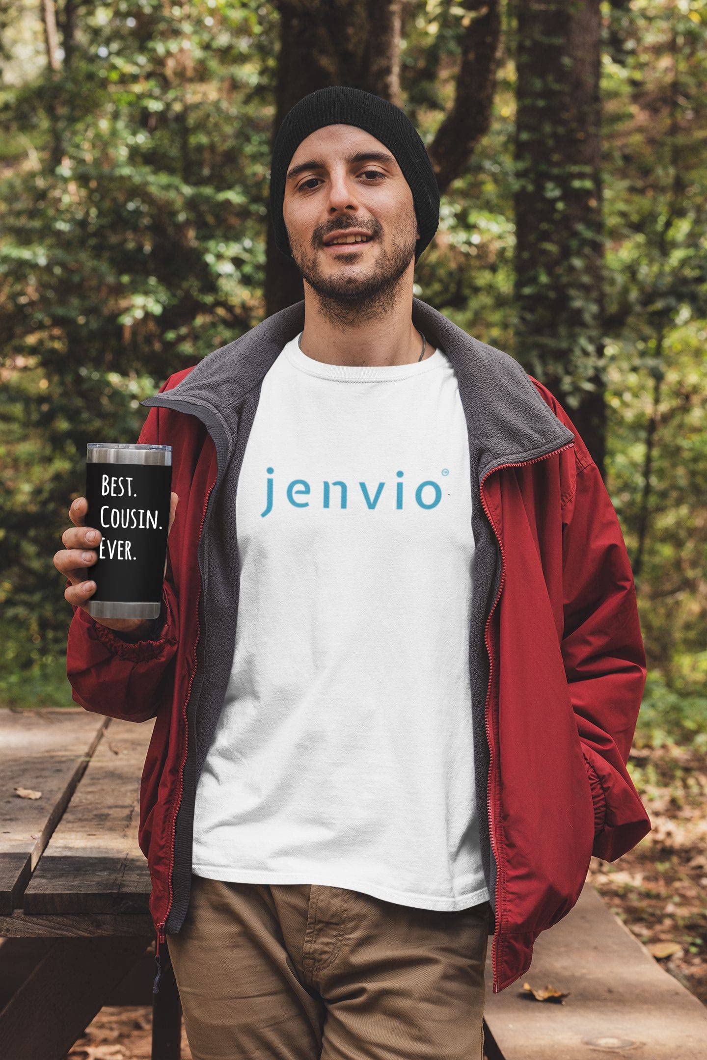 Capacidad de 20oz para jornadas largas con JENVIO.