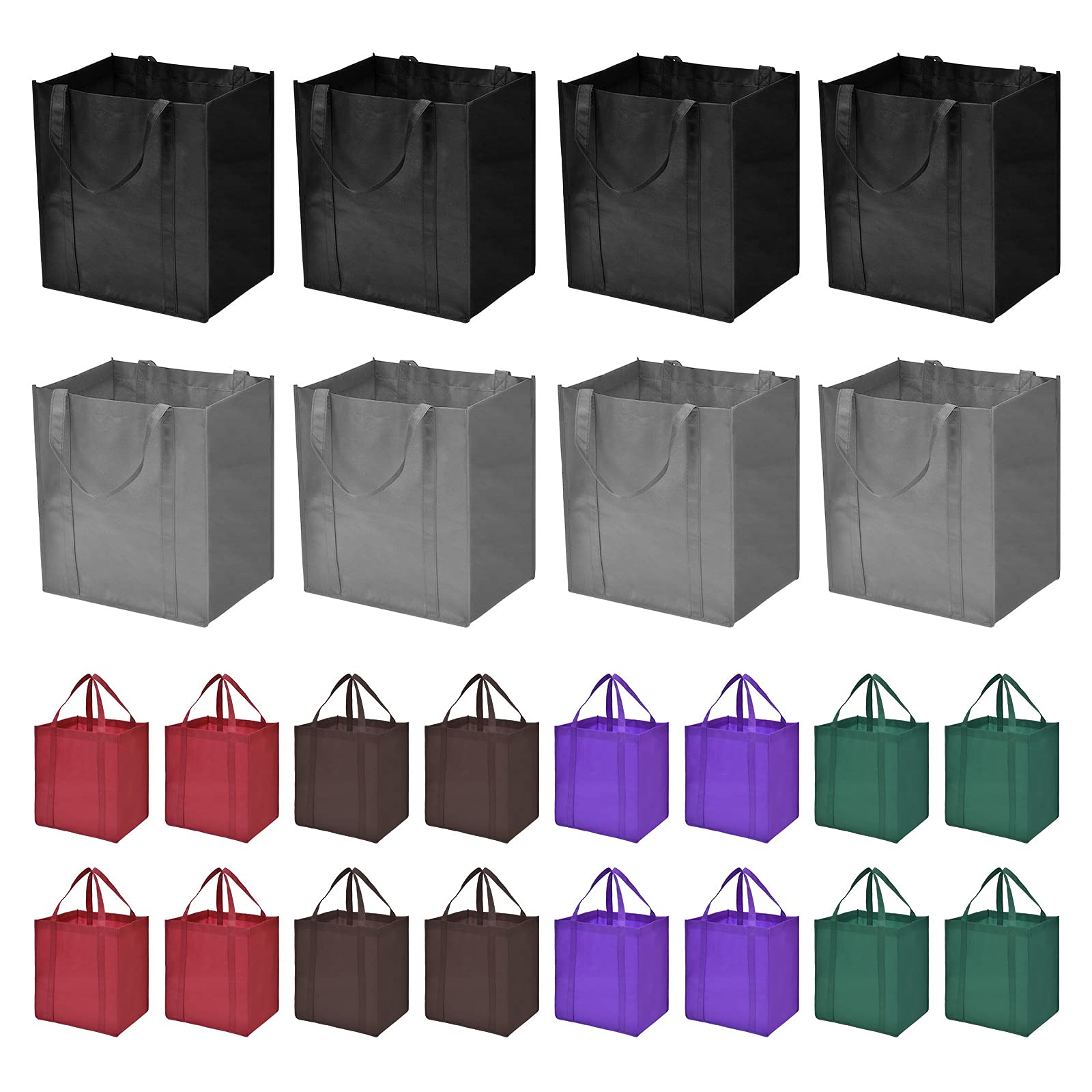 Bolsas reutilizables JERIA grandes para compras con gran capacidad y resistencia