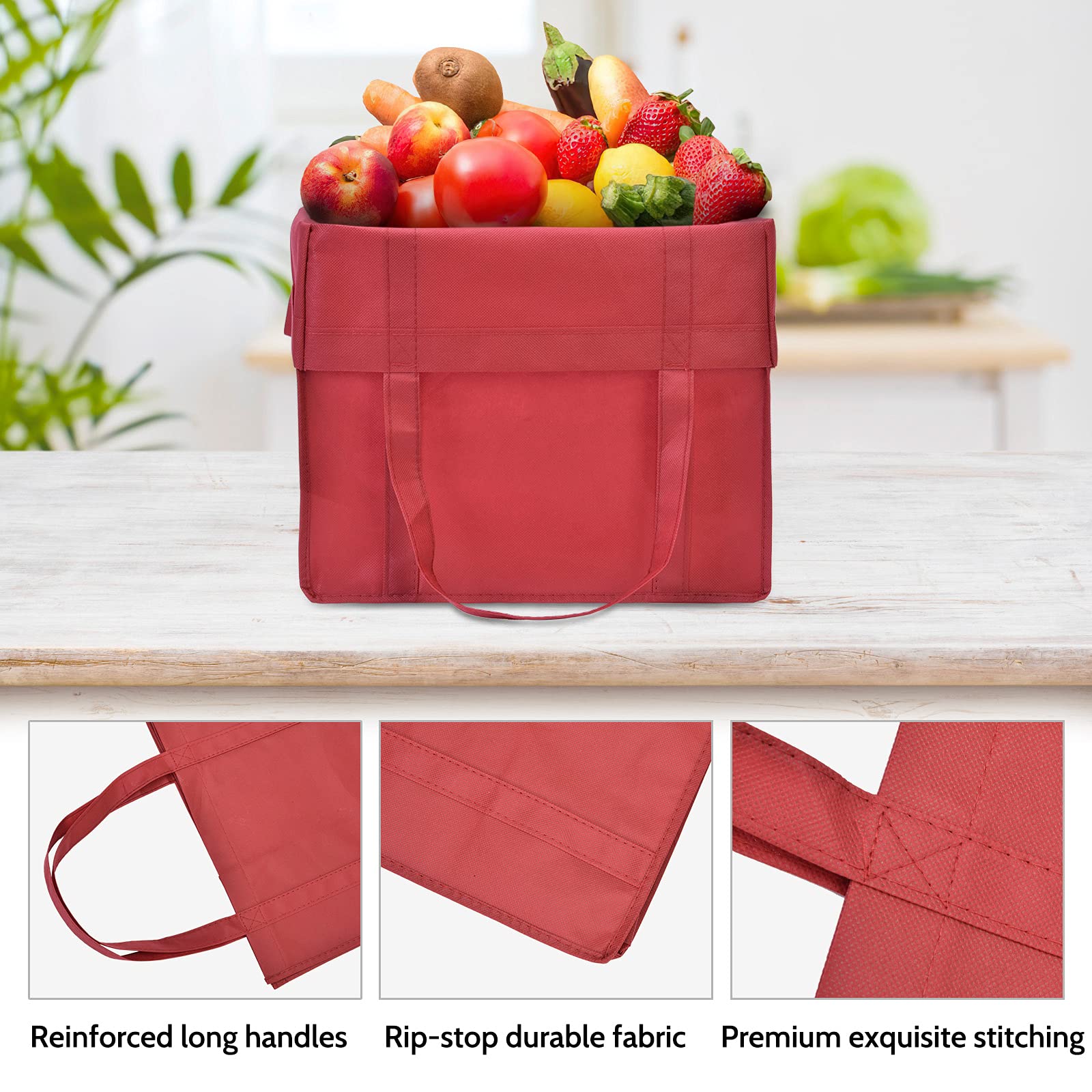 Bolsas JERIA en variedad de colores para organizar tus compras por color
