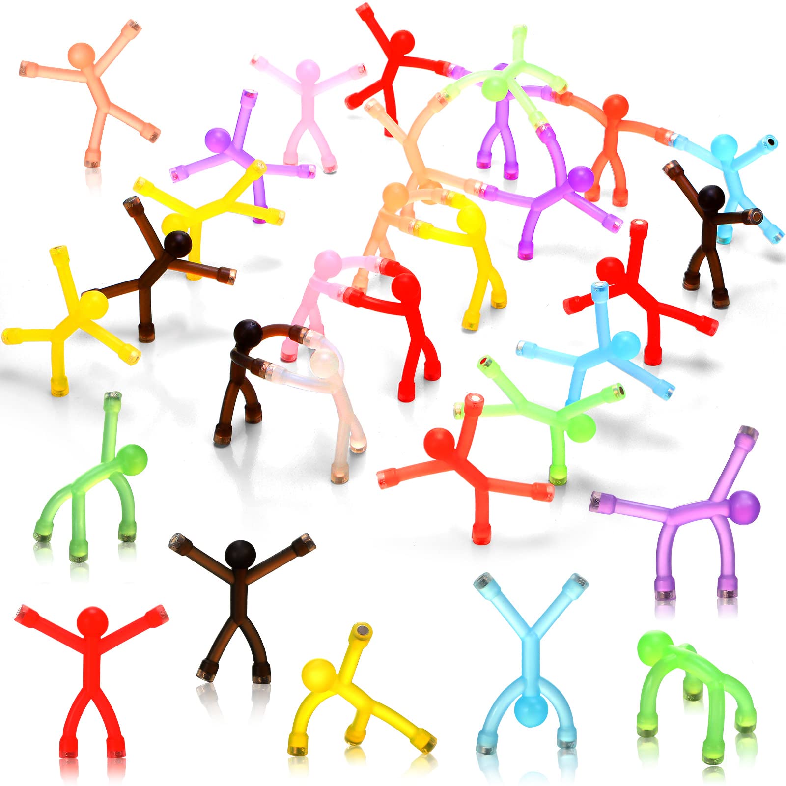 Jerify juguetes humanoides magnéticos coloridos para refrigerador, decoran y entretienen.