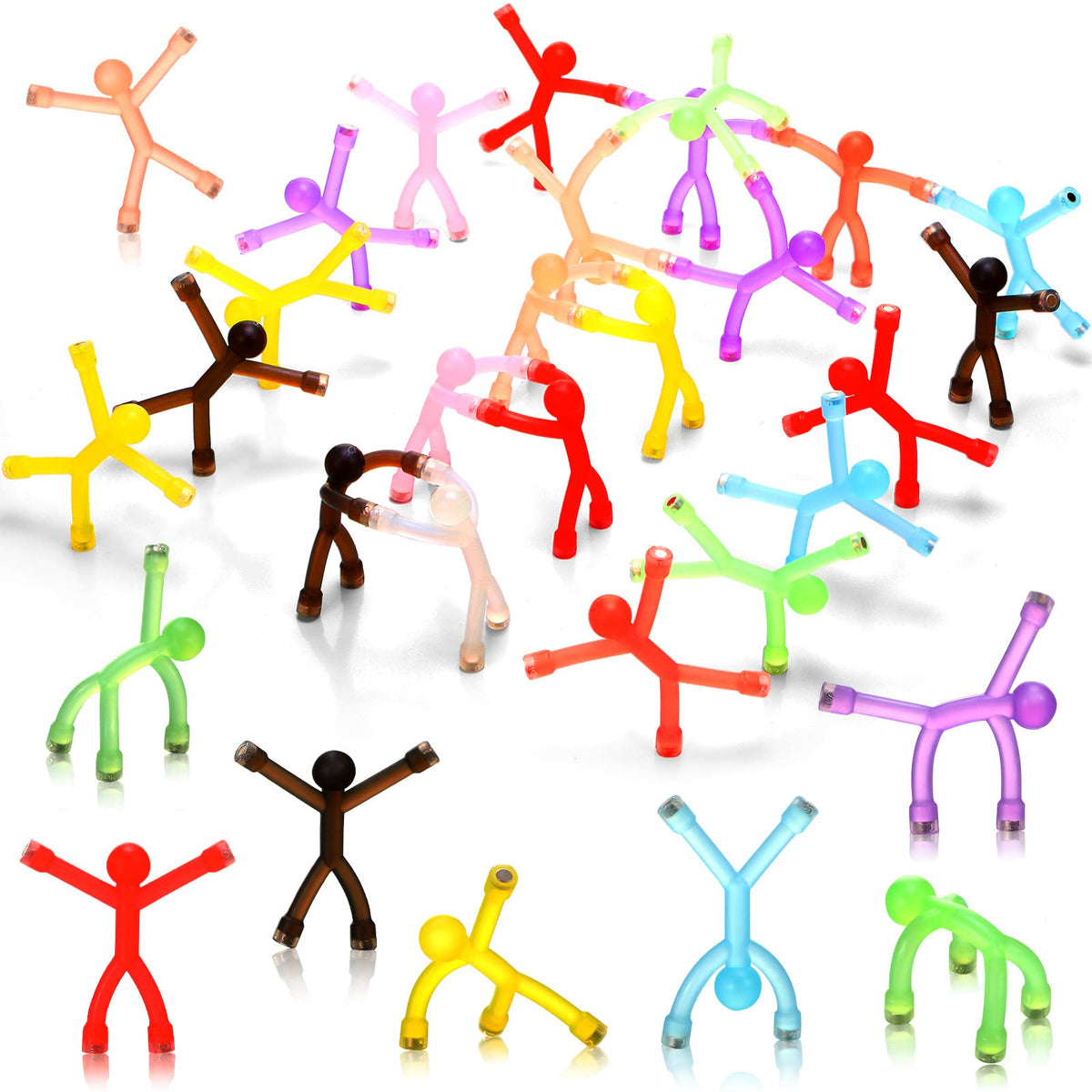 Jerify juguetes humanoides magnéticos coloridos para refrigerador, decoran y entretienen.