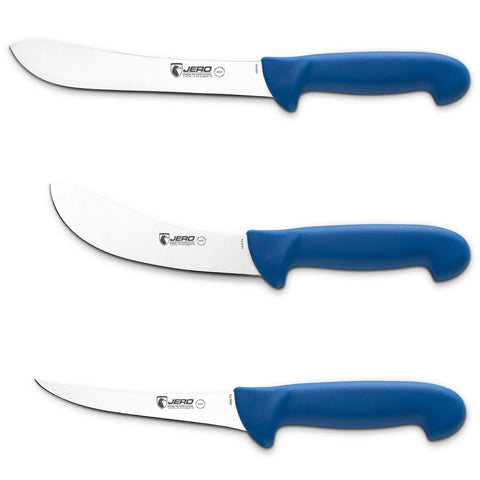 Cuchillos Jero Pro: conjunto para carne con cortes precisos y eficientes.