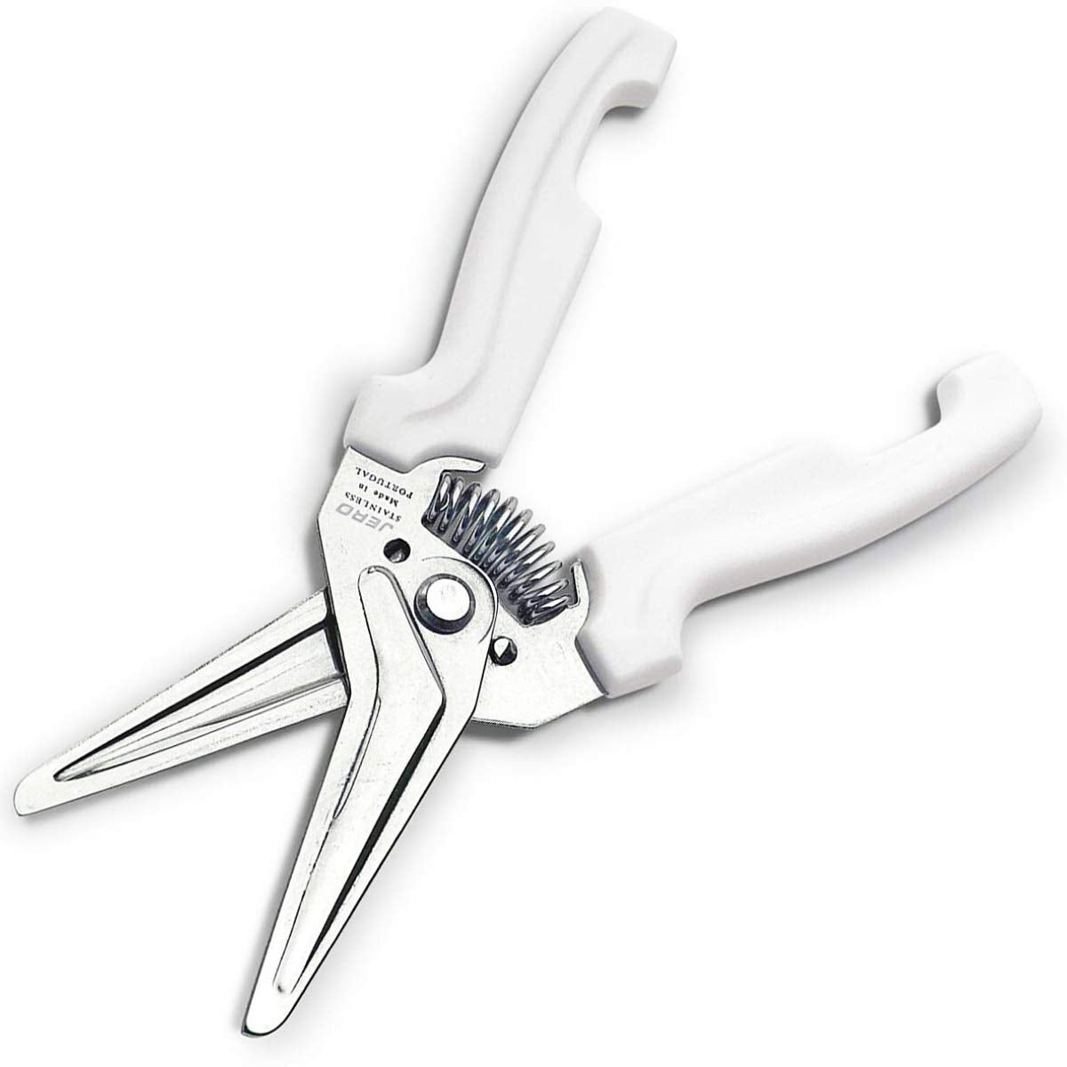 Tijeras Jero de cocina con soporte ideal para hierbas frescas y recortes precisos.