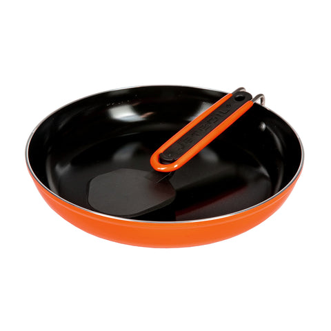 Jetboil Summit espátula incluida para voltear sin esfuerzo.