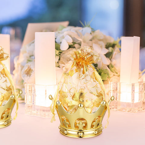 Set dorado para decorar fiestas Jetec