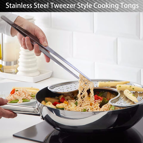 Regalo perfecto con pinzas JetKong 12 pulgadas para amantes de la cocina