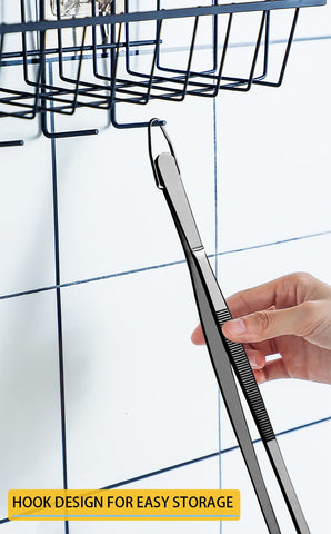 JETKONG pinzas de cocina, gancho para colgar fácil almacenamiento