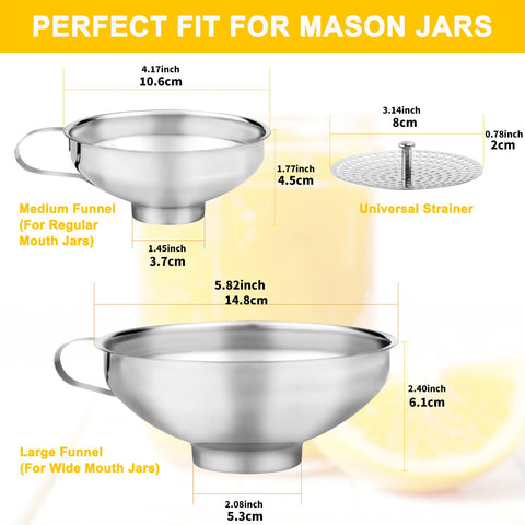 Jetonn acero inoxidable resistente, herramienta duradera para canning y cocina.