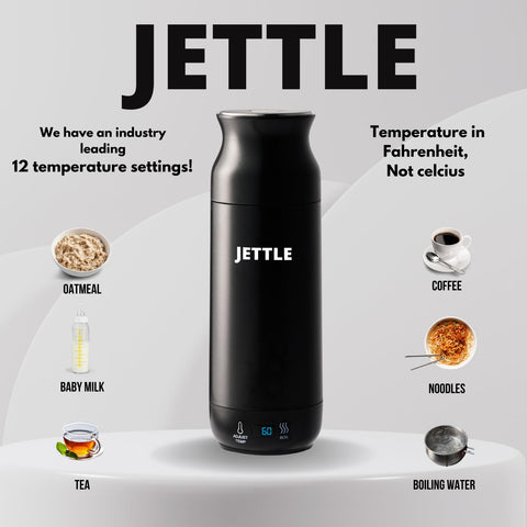 Hervidor Jettle 450 ml, tamaño compacto para viajar