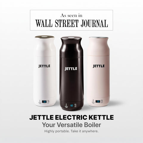 Hervidor Jettle viaje con control de temperatura para té y café