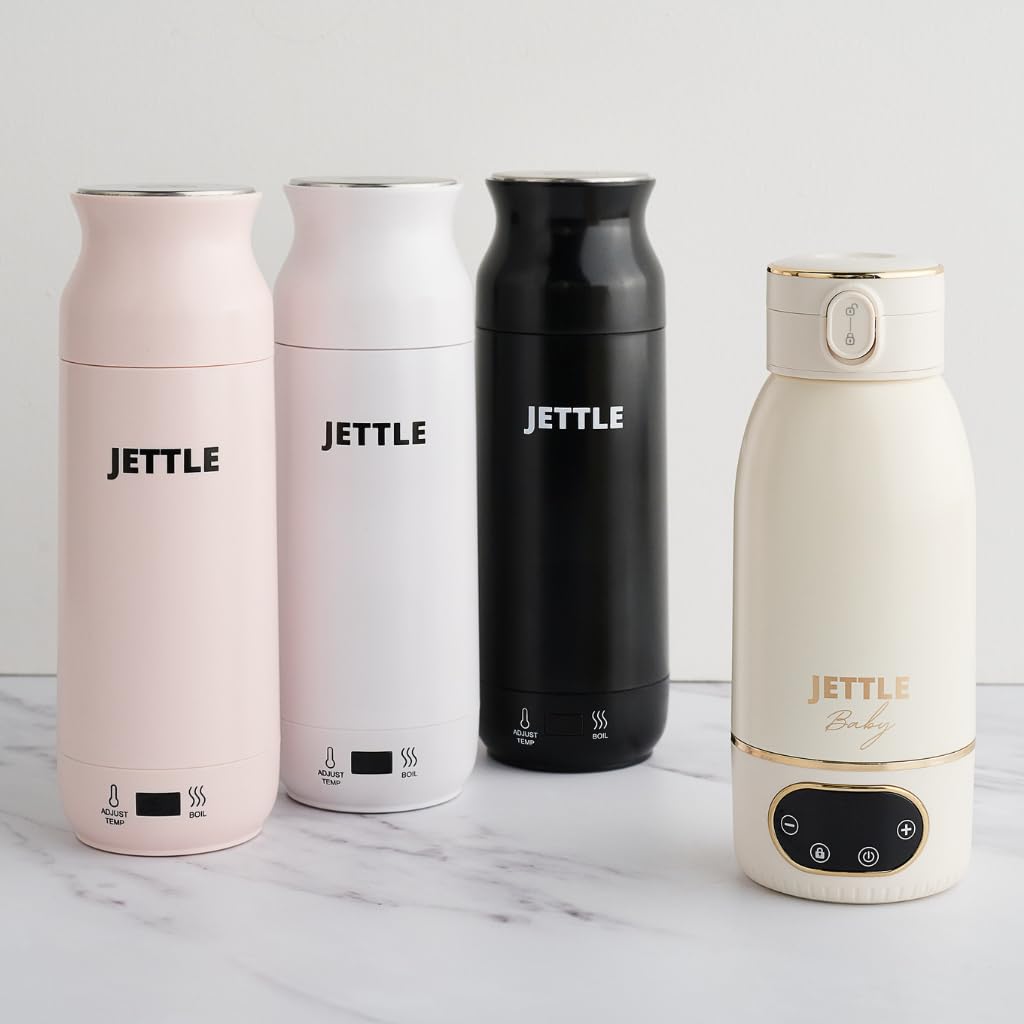 Hervidor Jettle portátil para viaje, seguro y práctico