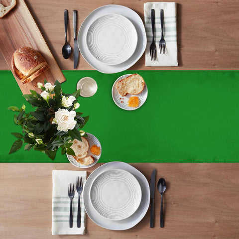 Jevix corredor de mesa verde, ideal para fiestas y banquetes.