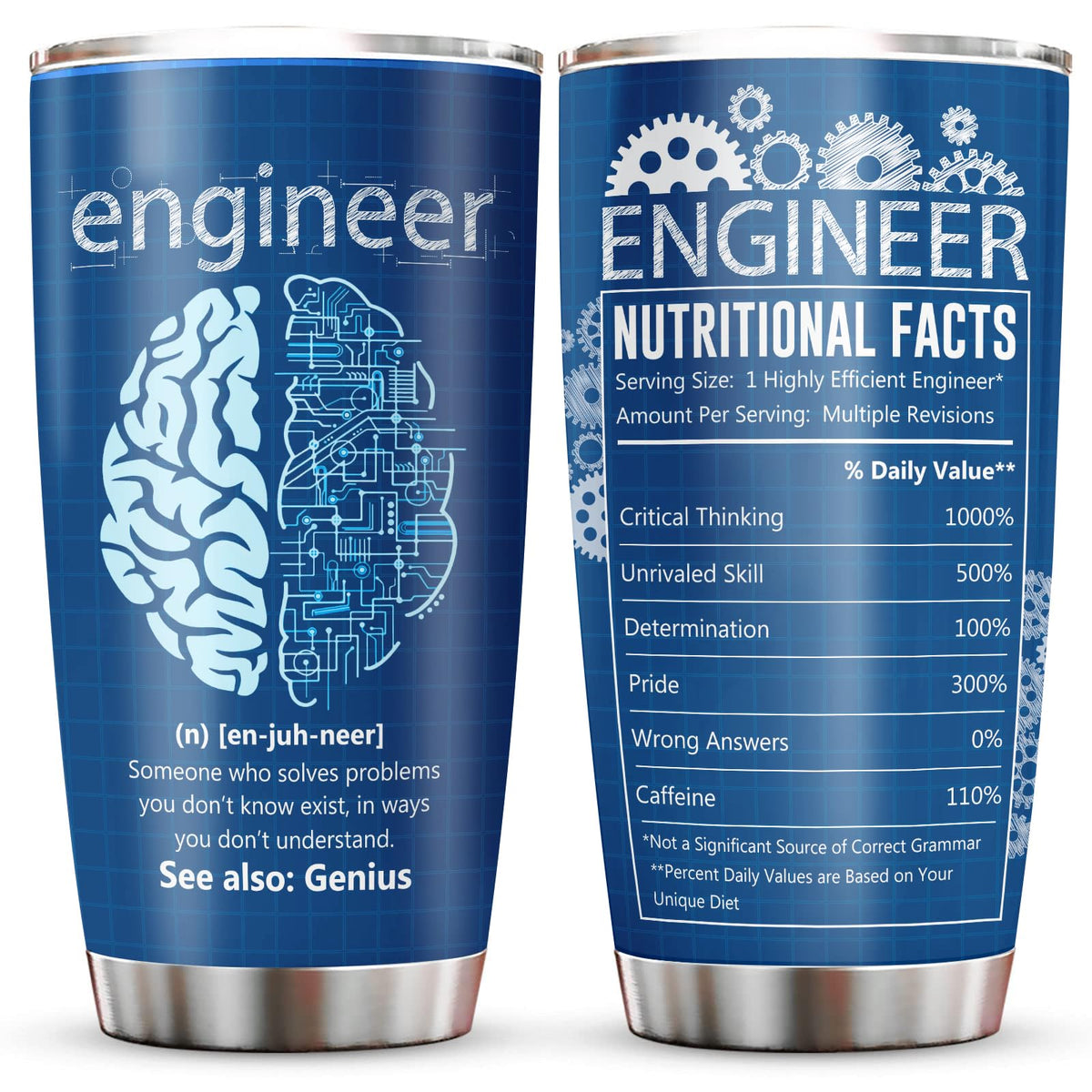 Taza Jevuta para ingeniero, frontal, ideal para disfrutar del café en la oficina.