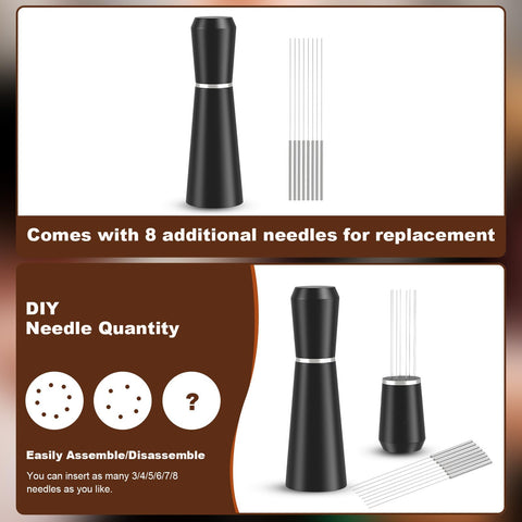 Agujas reemplazables de Jeymei WDT para personalizar la intensidad.