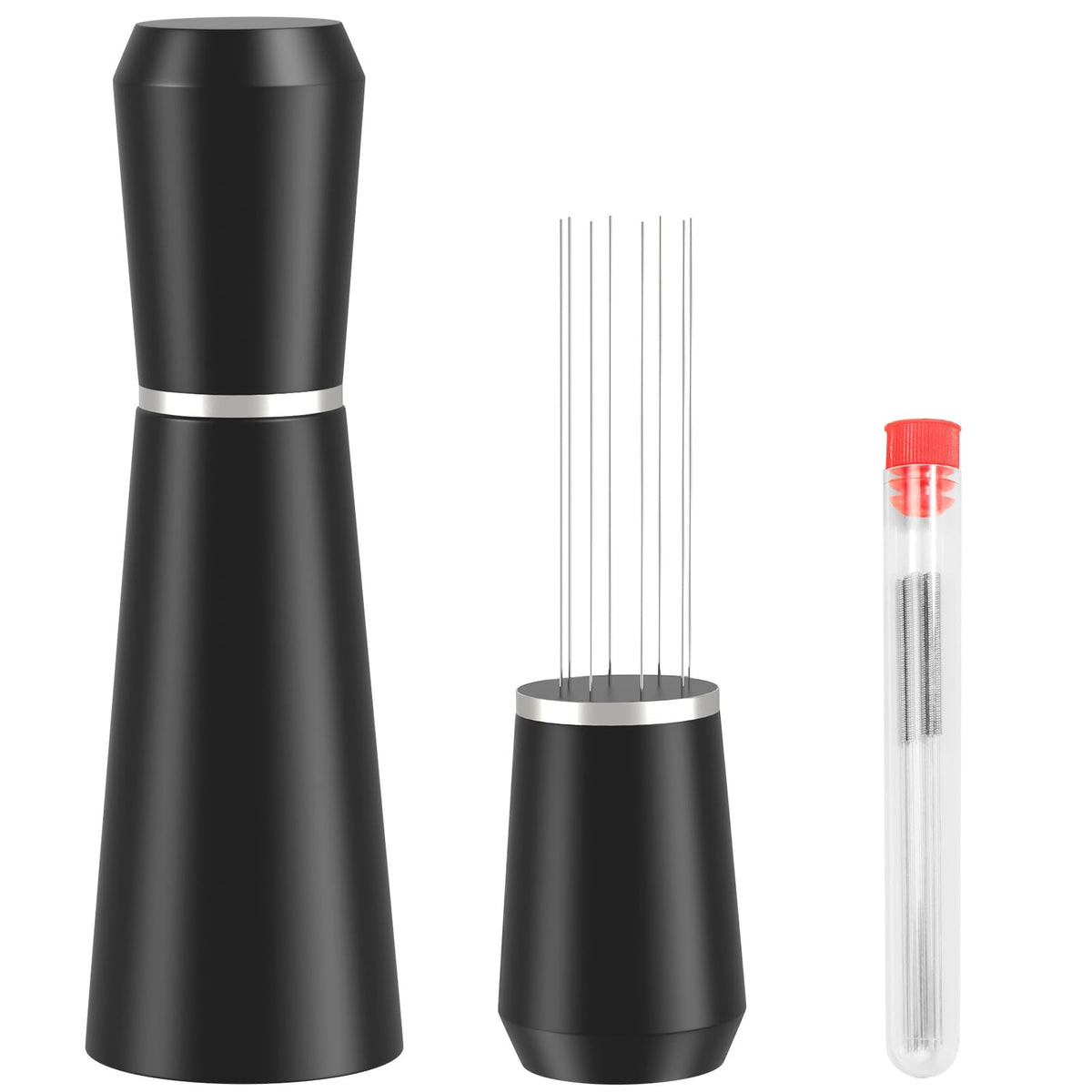 Jeymei WDT distribución espresso para extracción más uniforme.