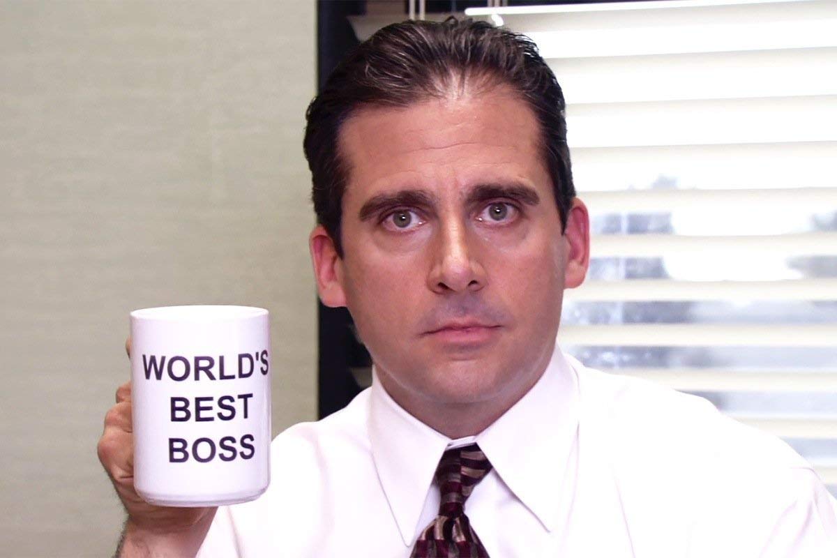 Taza JGTONG World's Best Boss Mug, vista lateral, cómoda para uso diario en oficina.