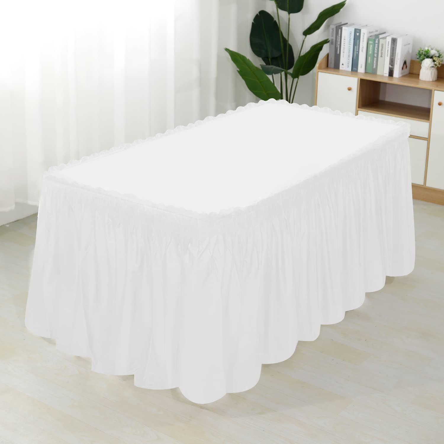Decoración de mesa blanca JHDZDHY para fiestas y recepciones
