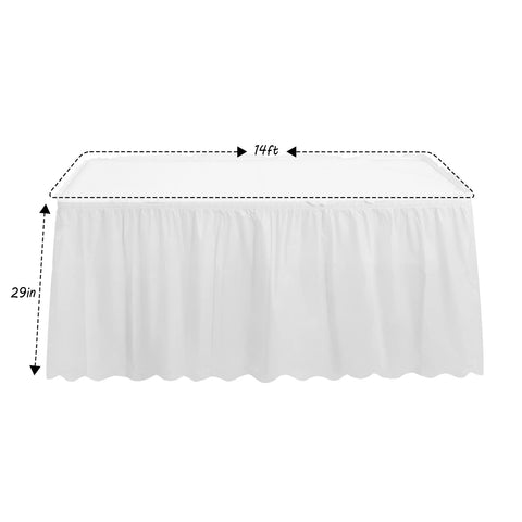 Borde de mesa plástico blanco JHDZDHY para protección duradera
