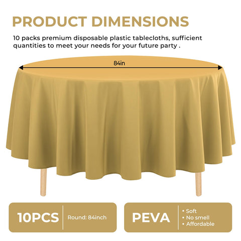 Protege la mesa con mantel dorado JHDZDHY para bodas y fiestas