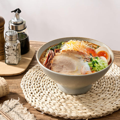 JH JIEMEI HOME cuenco cerámico con acabado reactivo para mesa elegante.