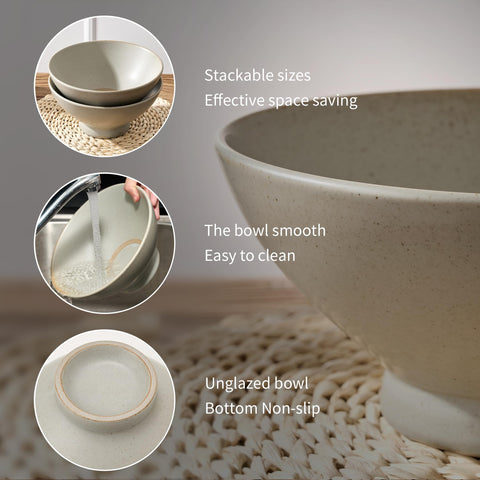 JH JIEMEI HOME cuenco profundo para sopas y ensaladas.