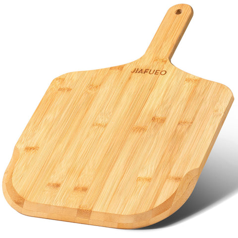 Pala para pizza JIAFUEO en bambú, antiadherente para hornear.