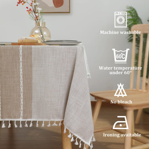 Mantel JIALE protección de la superficie de comedor, ideal para cenas y reuniones.