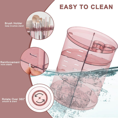 Jiavarry Compartimentos Cosméticos, organiza sombras, bases y labiales claramente.