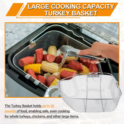 Compatibilidad Masterbuilt 10L XL con canasta JICUSE para ajuste perfecto.