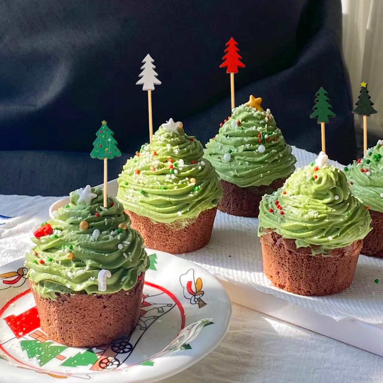 Palillos navideños Jiesky útiles en fiestas y bodas para un toque festivo.