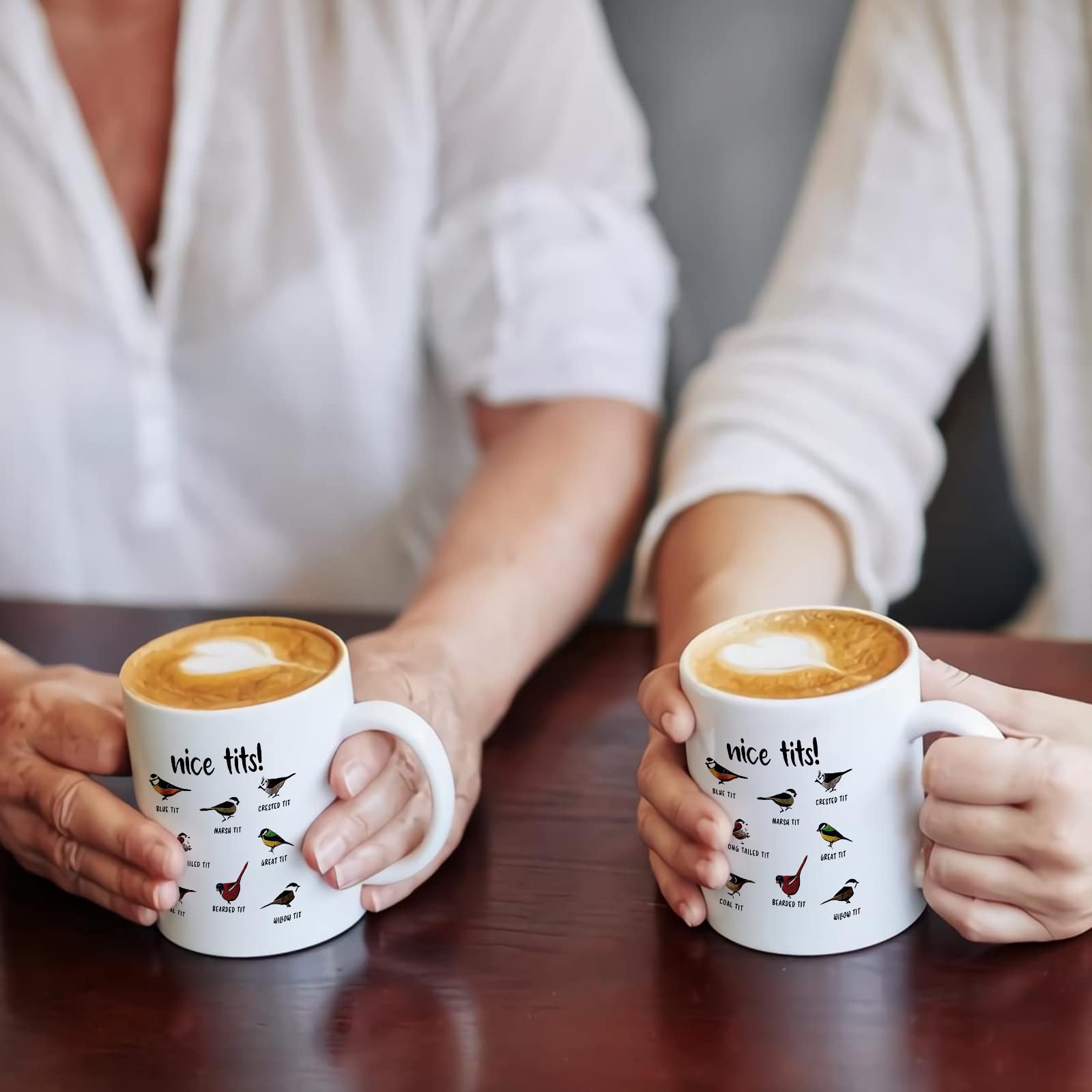 Impresiona con regalos prácticos: Jigfoxy, tazas de aves para momentos diarios.