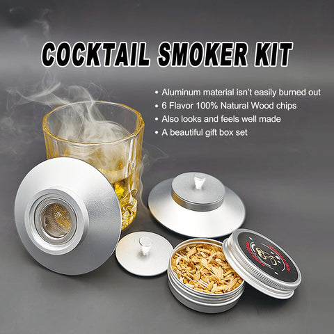 JIIGAAT infusor humo, tapa de acero inoxidable para uso duradero.