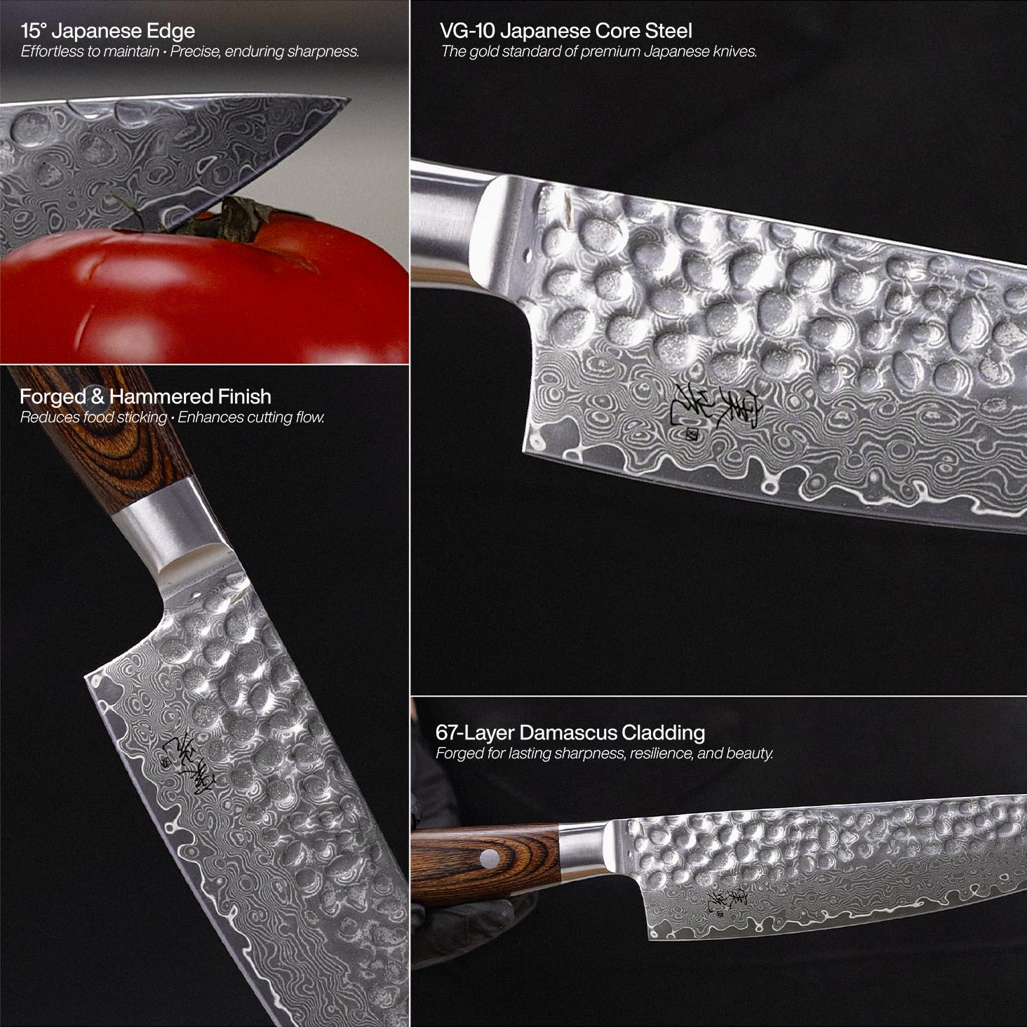 Punta precisa en Jikko Damascus Edition para control de cortes