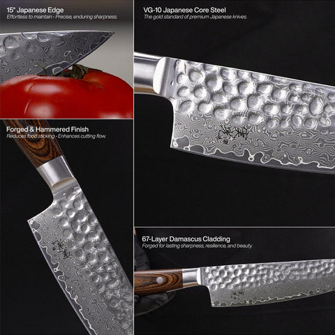 Punta precisa en Jikko Damascus Edition para control de cortes
