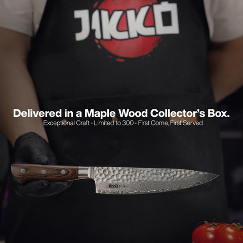 Uso profesional diario con Jikko Damascus Edition por su durabilidad
