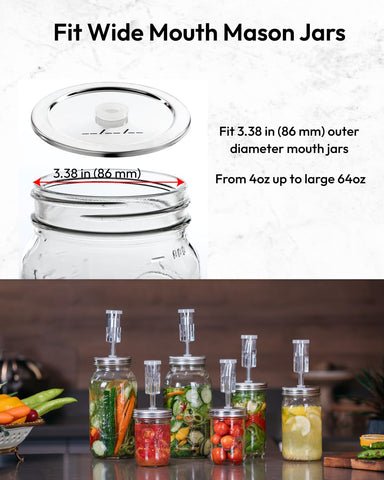 JILLMO válvulas de aire para fermentación, permiten salida de gases sin ingreso de aire.
