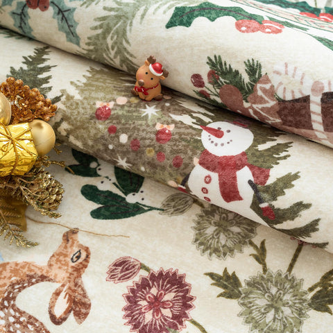 alfombra jinchan Navidad con encanto de cabaña, ideal para rincones cálidos