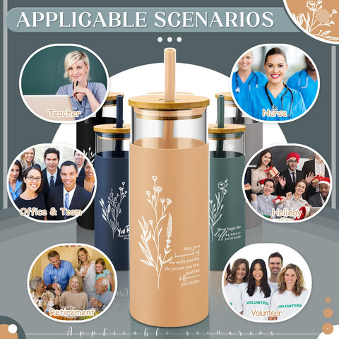 Set Jingmore de 6 copas de cristal, regalo ideal para empleados.