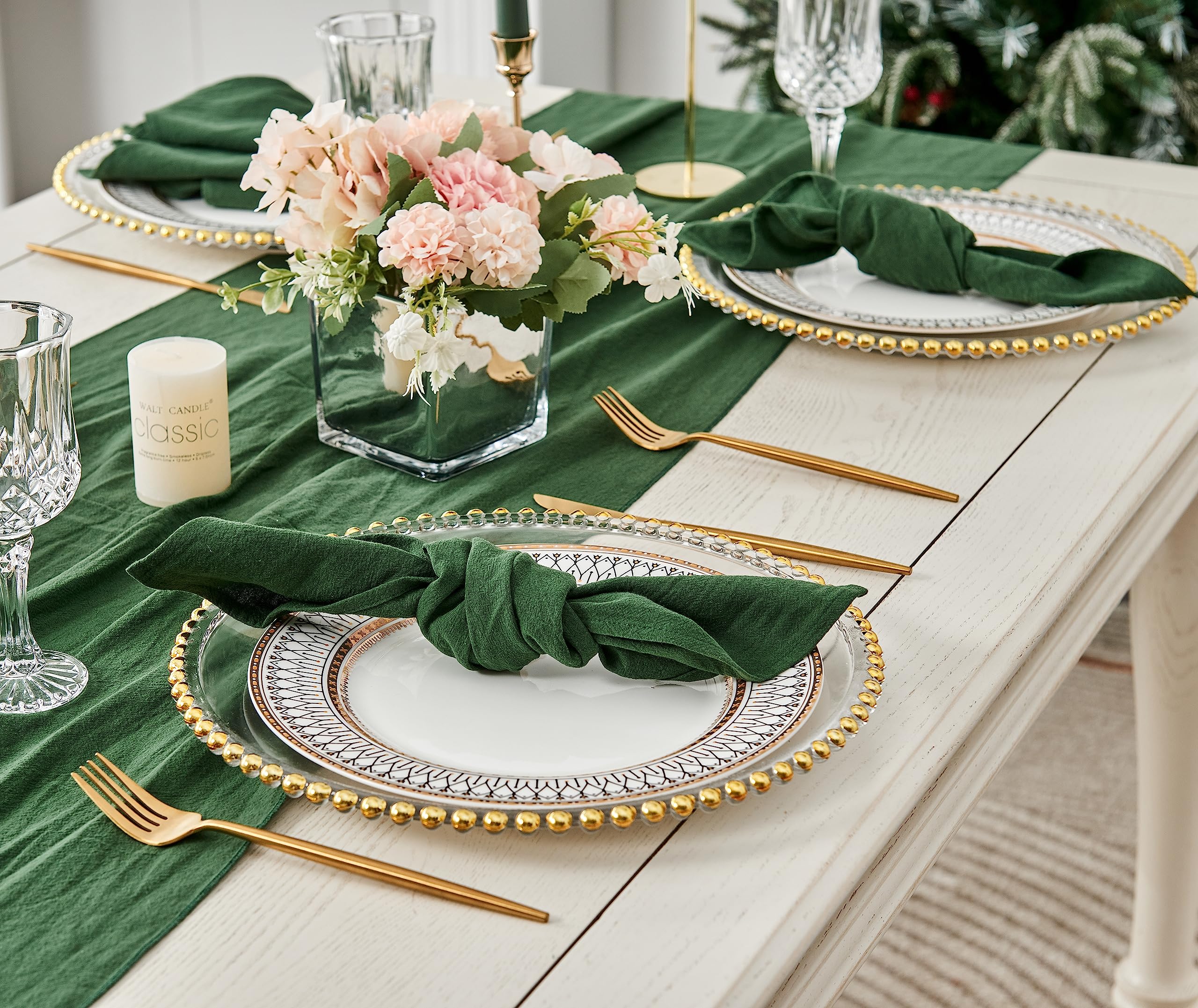 JINVASE, servilletas para bodas y eventos, elevan la presentación de la mesa.